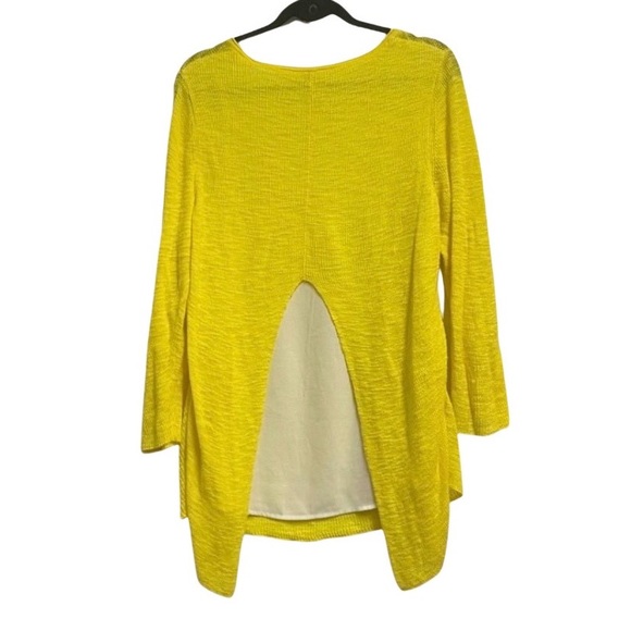 Turo By Vince Camuto Yellow Long Sleeve Size S - Picture 2 of 8